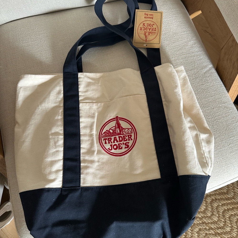 Red and Black Tote Bag